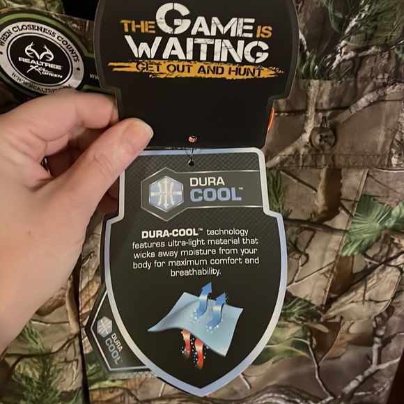 🦌🎣FREE NWT Realtree Game Winner Duracool Hunting/Fishing Shirt - Picture 8 of 12